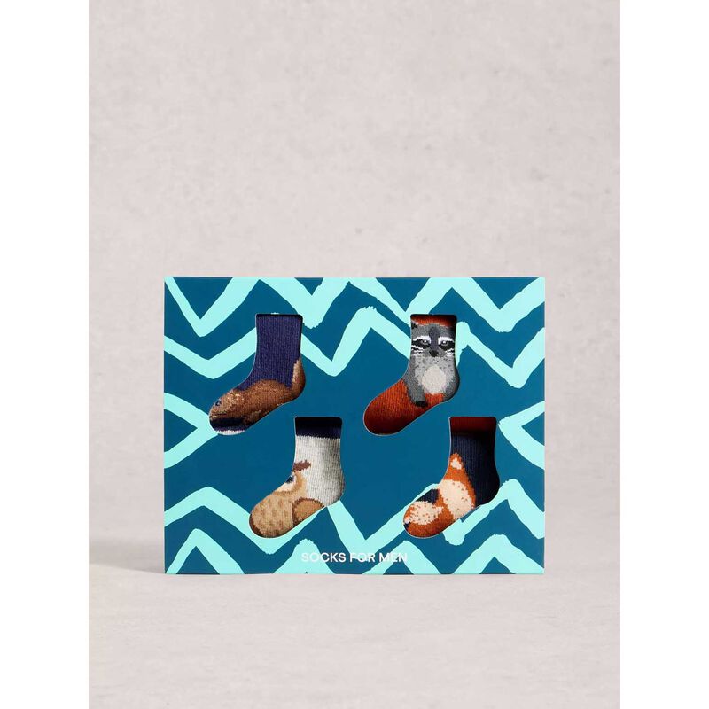 White Stuff Woodland Ankle Socks - 4 Pack image number 1